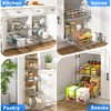 WelFurGeer Soft Close Slide Out Cabinet Shelf, 11" W x