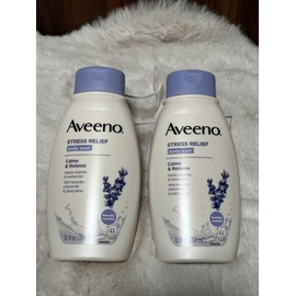AVEENO Active Naturals Body Wash, Stress Relief 12 oz (Pack of 4)