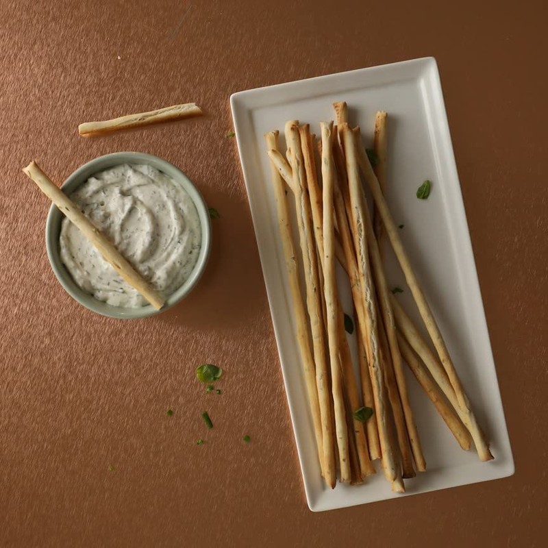 Alessi Imported Breadsticks, Rosemary Autentico Italian Crispy Bread Sticks, Low
