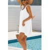 MAIABLEAU Women Mini Cover-Up Dress Casual Summer Shoulder Straps Beach