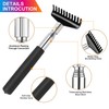 Oversized Portable Extendable Back Scratcher, Upgraded Metal Stainless Steel Telescoping
