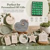 2 Pack Clay Stamps Alphabet Set, Alphabet Stamps for Clay
