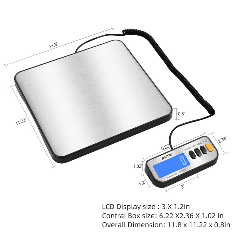 Acteck A-LX460 460lb x 0.1lb Digital Heavy Duty Shipping and
