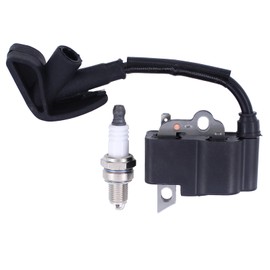 ApplianPar Ignition Module and Spark Plug Kit for Stihl FS70C FS70R FS70RC FC70 FC70C Brushcutter 41444001309 4144-400-1309