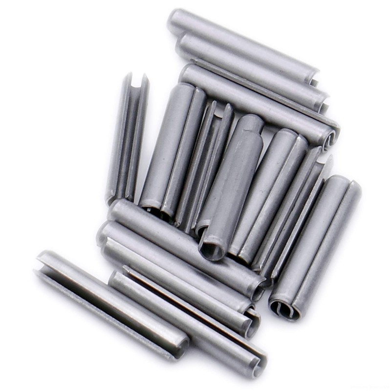 D4 (4mm x 24mm) Slotted Spring Pin (Heavy) - Stainless