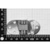 Dutyhook 30X33 Hinge With Double Axis, Stainless Steel AISI 316