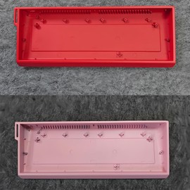 ZMX H60 Aluminum Keyboard Case,60% Customized Mechanical Gaming Keyboard Housing Compatible with Woot60HE/MADLIONS MAD 60 HE 61Keys Compact Barebones Keyboards DIY (Red)