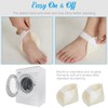 Sosation 4 Pairs Heel Protectors Sheepskin Adjustable Heel Protectors for
