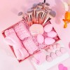 51pcs Brochas Maquillaje Profesional Esponjas Neceseres