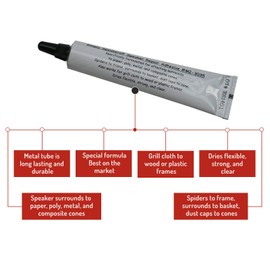 Single Edge Standard 25cm Foam Speaker Repair Kit FSK-10A-1 (Single)