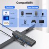 4-Port USB 3.0 Ultra-Thin Data Hub, High-Speed USB Port Expander