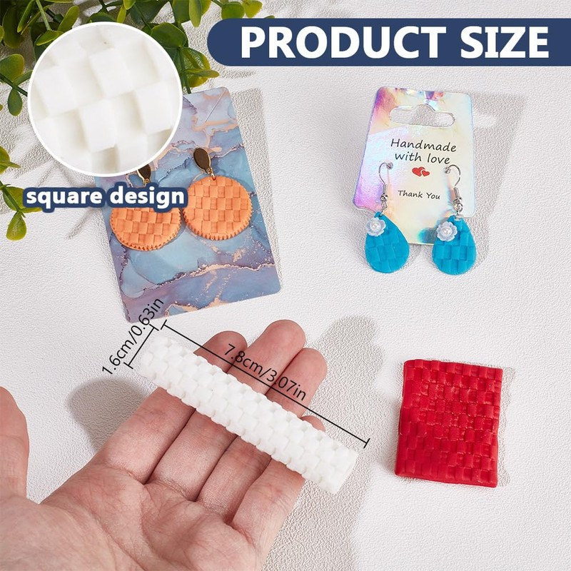 DELORIGIN Clay Structure Roller Polymer Clay Roller Square Structure Model