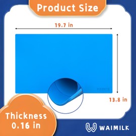 Silicone Soldering Mat Large Size Repair Work Mat (Blue) for Soldering Stations, Electronics, Computer Cellphone Repair, BGA Soldering Gun Iron Workbench (550°/1022°F)