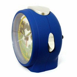 Atlanta Children's Alarm Clock for Boys Blue Football Quartz Alarm Clock 1981/15