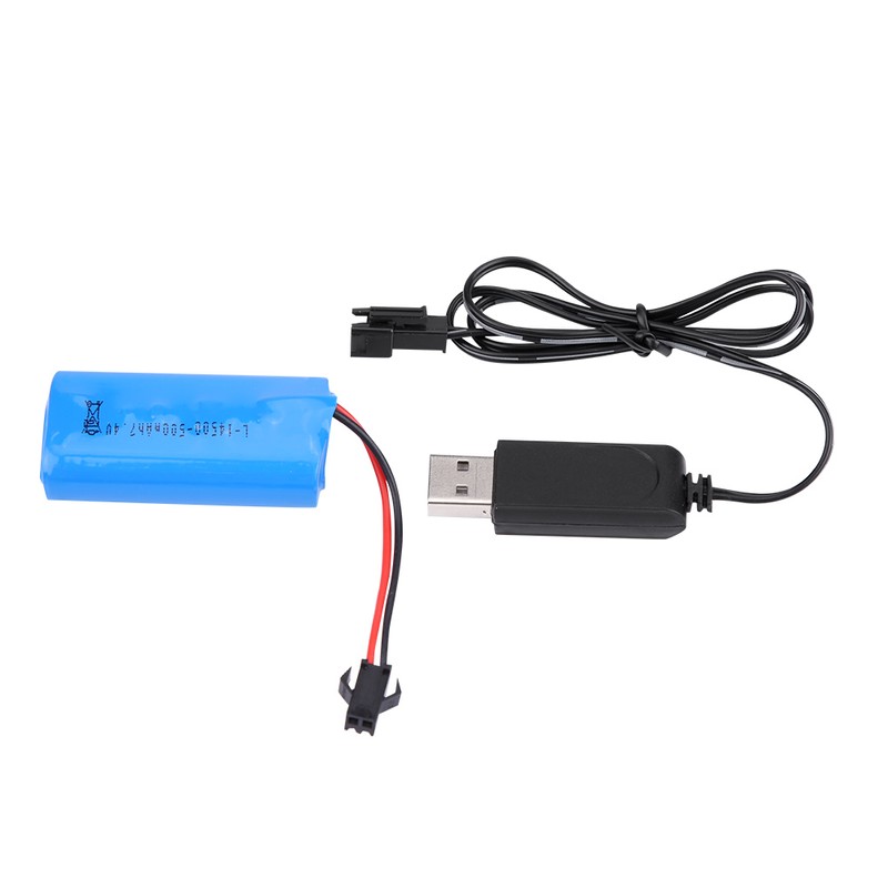 Upgraded Rechargeable Battery 7.4V 500mAh With USB Cable for WPL