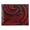 Hawaiian Shark Tattoo Flip ID Billfold Wallet for Men, Genuine