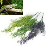 3pcs Artificial Reptile Plants Reptiles Terrarium Leaves for Lizards Geckos