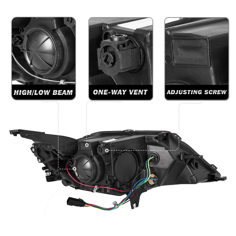 SOCKIR Projector Headlight Assembly Replacement Fit for 2014 to 2020