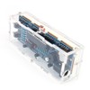 Compact 4-digit DIY Digital LED Clock Kit Light Control Temperature