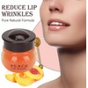Mascarilla labial de 0,4 oz, hidratante, reparadora de líneas descoloridas,