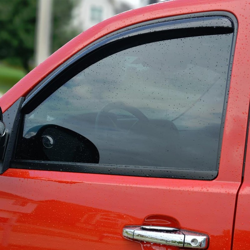 STARTSHIP Side Window Visors Wind Vent Deflector for 2000-2004 Dodge