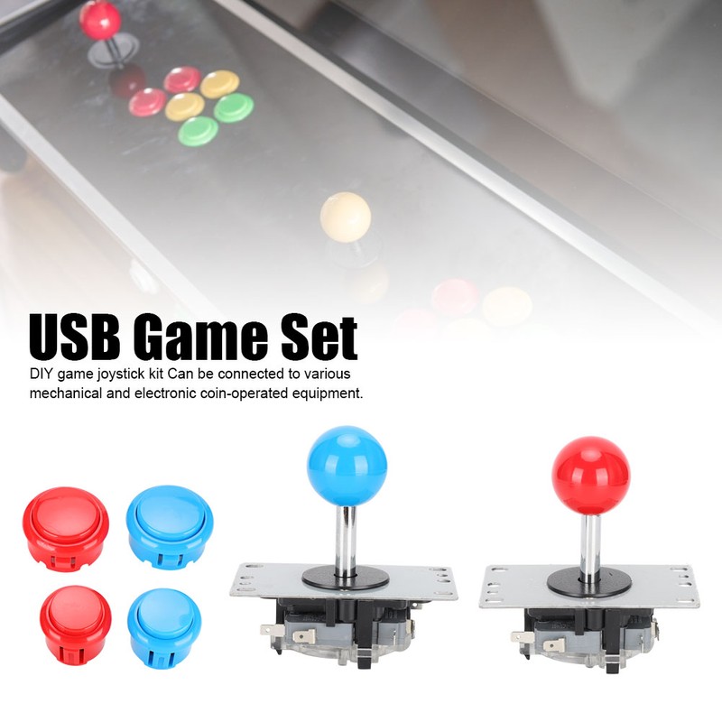 Game Accessory Joystick DIY USB Game Set for Win8 /