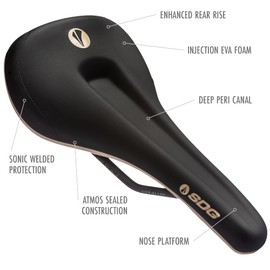 SDG Components, Bel-Air V3 MAX Lux-Alloy, Saddle, 260 x 140mm, Unisex, 255g, Black/Tan