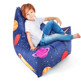 Meonum Sensory Chair for Kids Inflatable Peapod Autism Toys Sensory Toys for Kids with Autism Gift for Christmas Space Sensory Chair for Autistic Kids