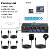 KCEVE KVM Switch 4 Computers 1 Monitor HDMI 8K@60Hz /