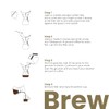 Chemex Filtros de café, 100 unidades, bond, Cuadrado, Transparente, 1