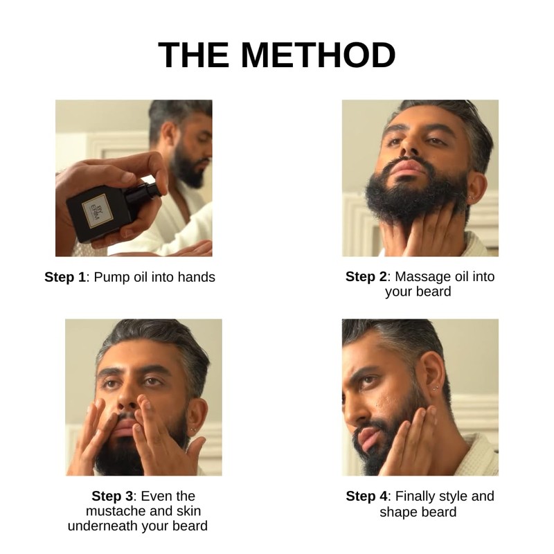 Lightweight Beard Oil ByErim Natural beard growth & nourishing hair