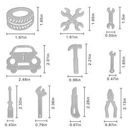Cutting Dies Metal, Repair Tools Decoration Embossing Stencils for DIY Scrapbooking Photo Album Decorative DIY Paper Cards Making Gift, Repair Tools Metallic Die Cut
