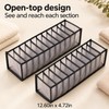 11-Grid Drawer Organizer for Underwear & Socks – 2 Pack