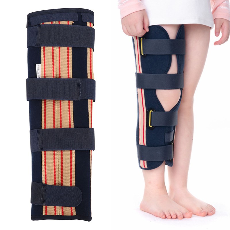 Knee Joint Fixation Support Adjustable Comfortable Knee Fracture Protector for