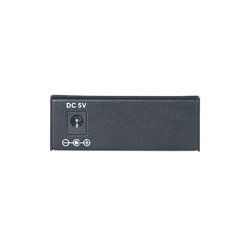 Intellinet 510530 Fast Ethernet WDM Bi-Directional Singlemode Media Converter Black