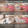 Mogrecha Clear Glass Moka Pot 4 Cup 220ml Stainless Steel