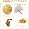 PATIKIL Gold Leaf Sheets for Art 8.5x9.5cm, 200 Pcs Gold
