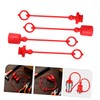 ULTECHNOVO 2 Sets Hydraulic Quick Coupler Dust Caps 1/4 Inch