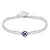 DAYLINLOVE Evil Eye Bracelets 925 Sterling Silver Adjustable Evil Eye