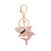 Medifier Sparkling Cute Keychains Rhinestone Charms Shark Key Ring for