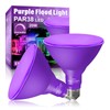 LOXYEE PAR38 Flood Purple Light Bulbs,2 Pack Dimmable,E26 Base Purple