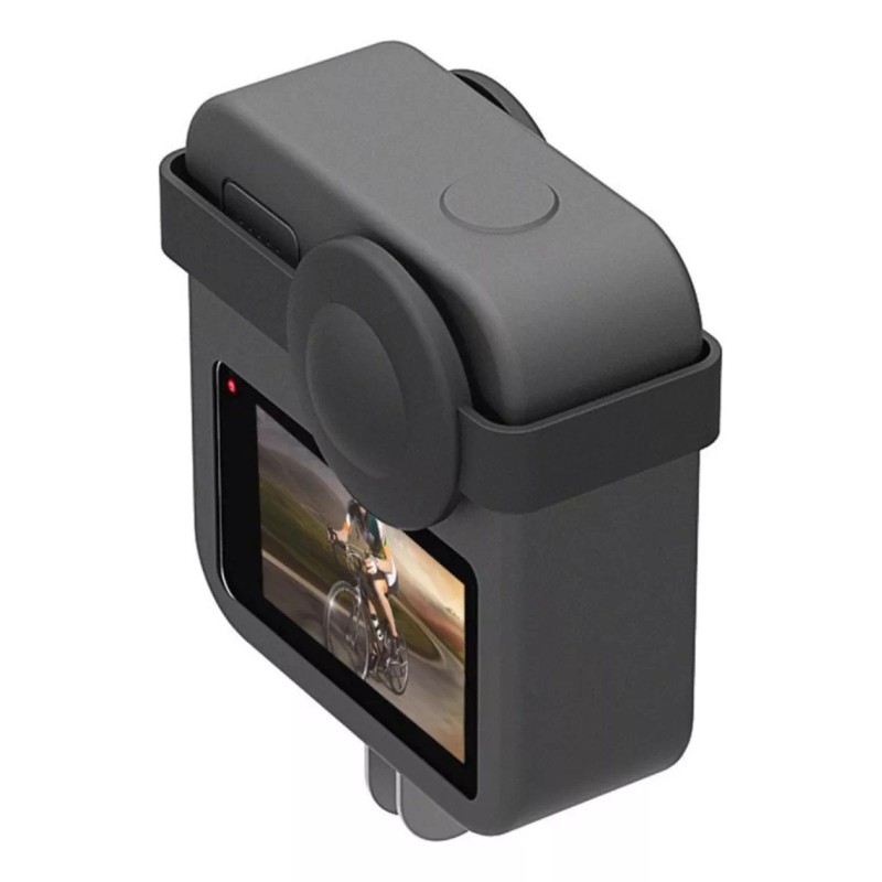 Estuchelandia Funda De Silicon Y Tapa Lente Para Camara Gopro