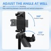 JC-25 Mini Selfie Stick Tripod, Floor-Standing Quadripod for Taking Photos,