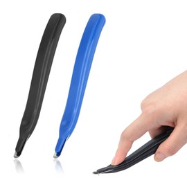 Staple Remover, Staple Remover, Staple Remover, Staple Clips, Magnetic Metal Stapler, Small Nail Puller, for School, Office and Home, Pack of 2 (Black + Blue)