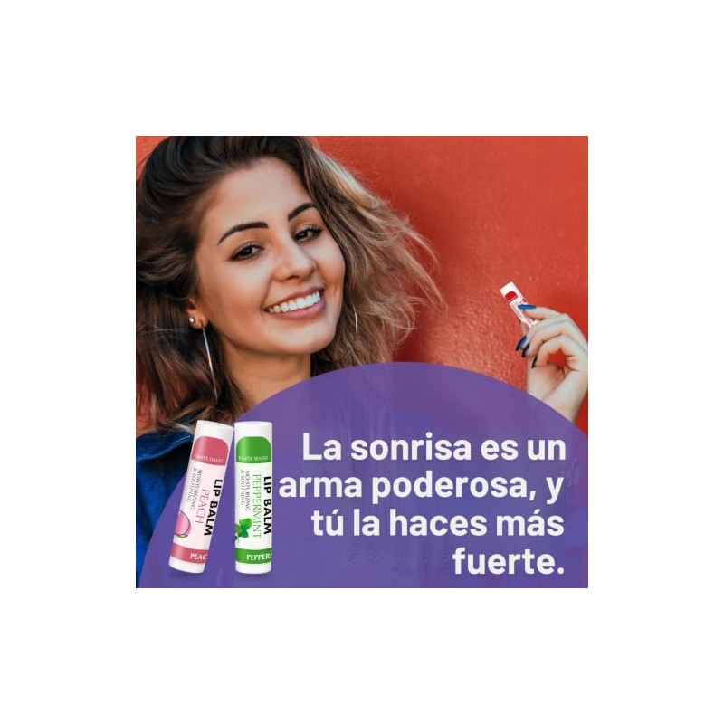 AZEN- Paquete de 24 bálsamos labiales, bálsamo labial natural a