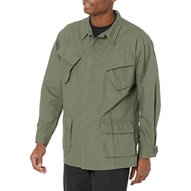 Rothco Olive Drab R/S Vintage Vietnam Fatigue Shirt, Large