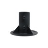 Crapyt 2" Round Steel Floor Flange for Chain Link Fence