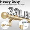Extra Long Curtain Rods for Windows 72 to 144 Inch,