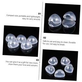 BESPORTBLE 10Pcs Portable Case Storage Box Dust Holder for Teething Accessories Material Keeps Pacifiers for Newborns