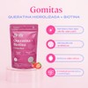 Fit Gomitas Biotina Queratina Piezas Sabor Fresa Suplemento Alimenticio Inulina